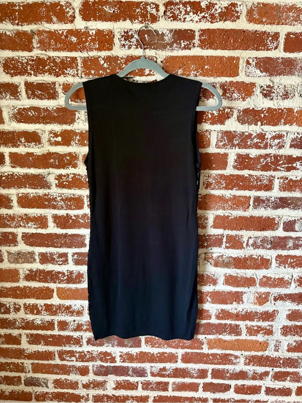 Y2K Say What Sequin Black Dress